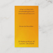 ひまわりグロー 名刺 (裏面)