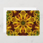 ひまわりコラージュ – はがき (正面/裏面)