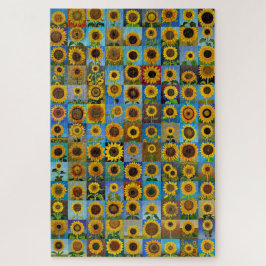 ひまわりコラージュ ジグソーパズル