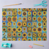 ひまわりコラージュ 薄葉紙 (クラフト)