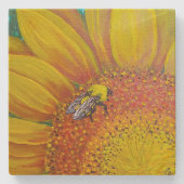 ひまわりコースターに乗る ストーンコースター (正面)