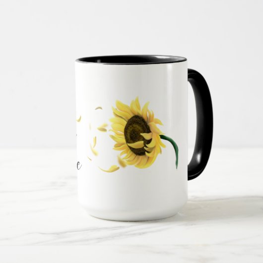 ひまわりコーヒーカップ マグカップ (正面右)
