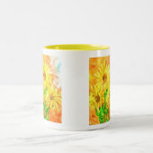ひまわりコーヒーマグ ツートーンマグカップ (中央)