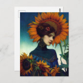 ひまわりゴールデンアワー ポストカード (正面/裏面)