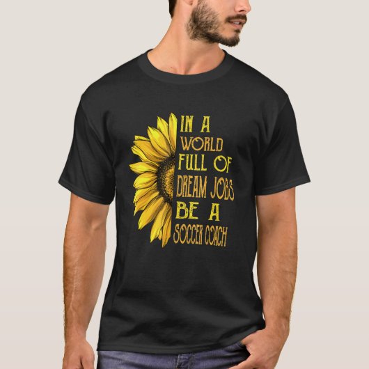 ひまわりサッカーコーチ Tシャツ (正面)