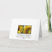 ひまわりサンキューカード サンキューカード (裏面)