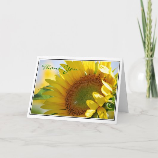 ひまわりサンキューカード サンキューカード (正面)