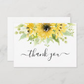 ひまわりサンキューカード サンキューカード (正面/裏面)
