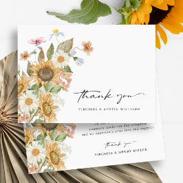 ひまわりサンキューカード サンキューカード