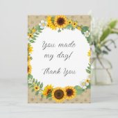 ひまわりサンキューカード サンキューカード (スタンド正面)