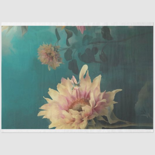 ひまわりサンクチュアリーハミングバード&フローラ 薄葉紙 (正面)