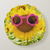 ひまわりサングラス ラウンドクッション (裏面)
