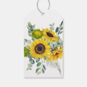 ひまわりサンフラワーありがとう先生メンター感謝 ギフトタグ (裏面)