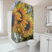 ひまわりシャワーカーテン シャワーカーテン (インサイチュ)
