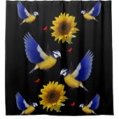 ひまわりシャワーカーテン シャワーカーテン (正面)