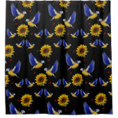 ひまわりシャワーカーテン シャワーカーテン (正面)