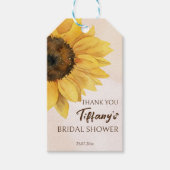 ひまわりシャワー抱き枕 ギフトタグ (正面)