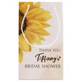 ひまわりシャワー抱き枕 スモールペーパーバッグ (裏面)