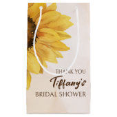 ひまわりシャワー抱き枕 スモールペーパーバッグ (正面)