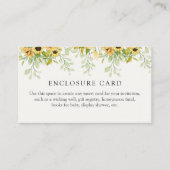 ひまわりシャワー格納装置カード エンクロージャーカード (正面)