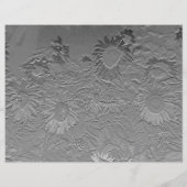 ひまわりシルバーグレイフローラデザインデクページ (裏面)