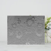 ひまわりシルバーグレイフローラデザインデクページ (スタンド正面)