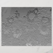 ひまわりシルバーグレイフローラデザインデクページ (正面)