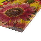 ひまわりシームレスパターン カッティングボード (角)