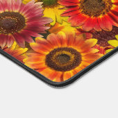 ひまわりシームレスパターン デスクマット (コーナー)