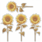 ひまわりシール4 シール (正面)