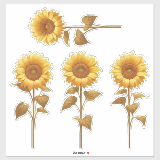 ひまわりシール4 シール (シート)