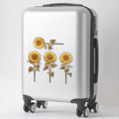 ひまわりシール4 シール (スーツケース)