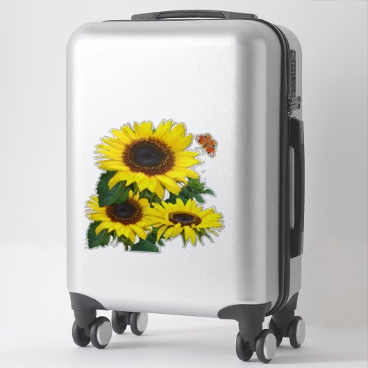 ひまわりシール シール (スーツケース)