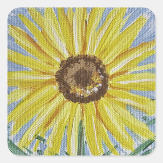 ひまわりシール スクエアシール (正面)