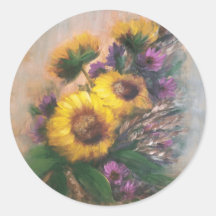 ひまわりシール