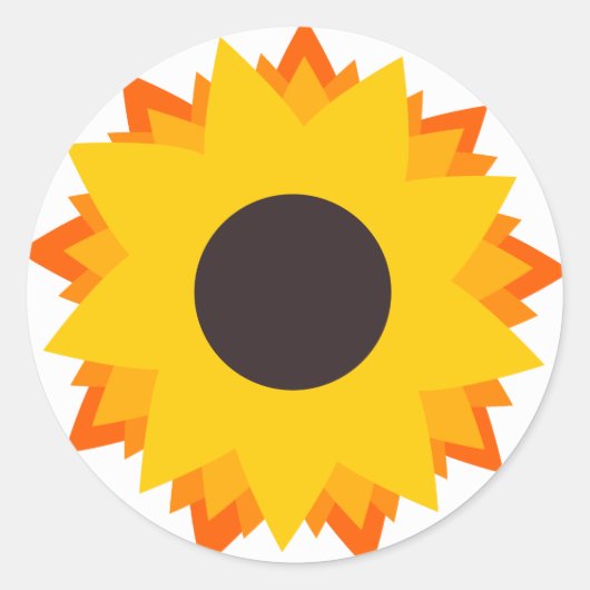 ひまわりシール ラウンドシール (正面)