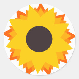 ひまわりシール ラウンドシール