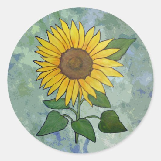 ひまわりシール ラウンドシール (正面)