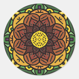 ひまわりシール ラウンドシール