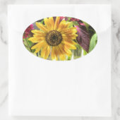 ひまわりシール 楕円形シール (バッグ)