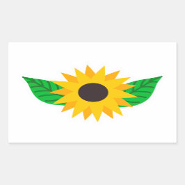 ひまわりシール 長方形シール