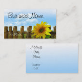ひまわりシーンビジネスカード 名刺 (正面/裏面)