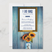 ひまわりジャー　アイ・ドゥ・ＢＢＱエンゲージメントパーティ 招待状 (正面)