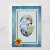 ひまわりジャー　アイ・ドゥ・ＢＢＱエンゲージメントパーティ 招待状 (裏面)