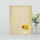 ひまわりスクラップブック並み筆記用紙 (スタンド正面)