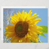 ひまわりスクラップブック紙イエローフローラ夏 (正面/裏面)