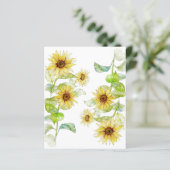 ひまわりスクラップブック背景紙 (スタンド正面)