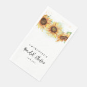 ひまわりスクリプト水彩花 ブライダルシャワー (コーナー)