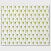 ひまわりスケッチ（白） ラッピングペーパー (フラット)