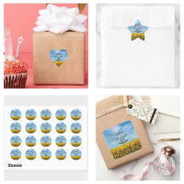 ひまわりスタイリッシュのエレガント最高のお母さんフローラ スクエアシール